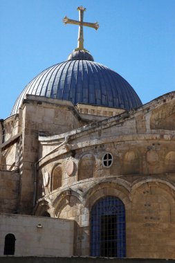 Dome on the Church of the Holy Sepulchre in Jerusalem, Israel clipart