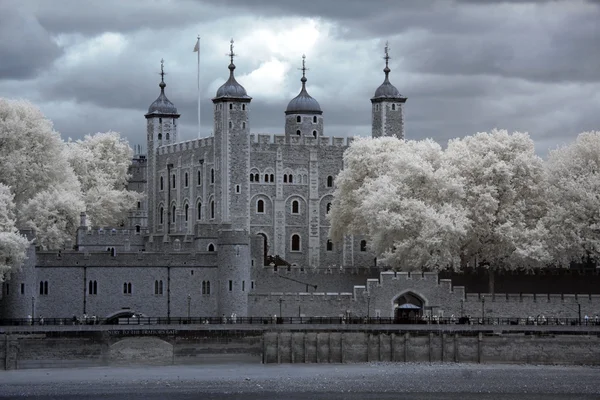 stock image Tower of London on the Thames river, UK