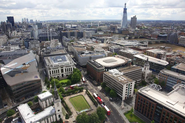 East of London from St Paul's Cathedral, UK — Stock Photo, Image