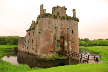 Caerlaverock Kalesi, İskoçya, Birleşik Krallık