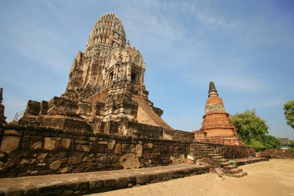 Ruinen von Ayutthaya, der alten Hauptstadt Thailands — Stockfoto