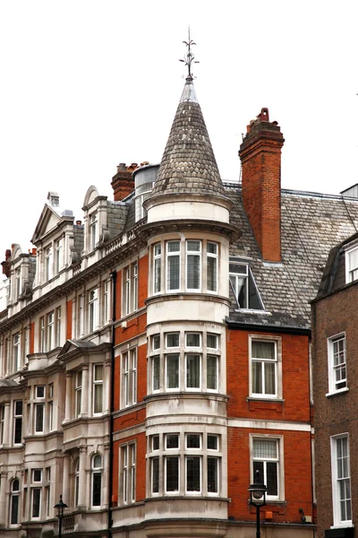 고전적인 빅토리아 집, 런던, 베이커 거리, 영국 — 스톡 사진