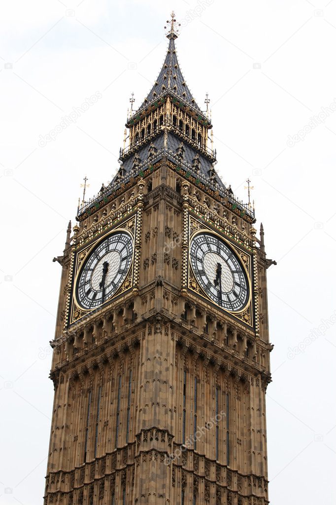 Big Ben, London gothic architecture, UK — Stock Photo © konstantin32 ...