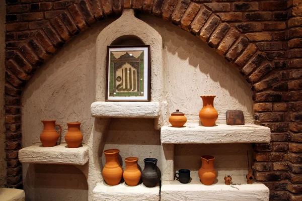 Tradizionale vaso di argilla arabica — Foto Stock