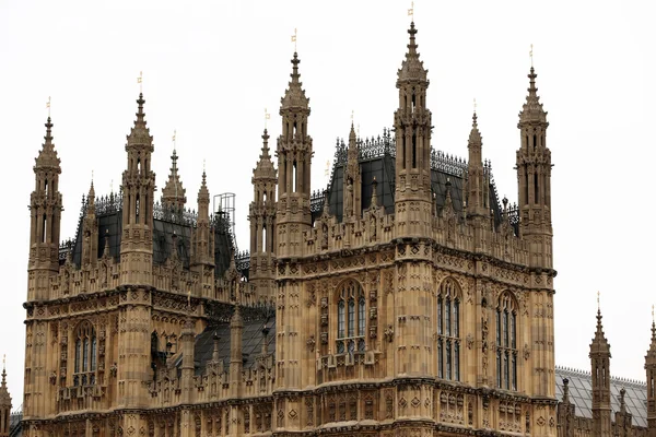 Casas del Parlamento, Westminster Palace, Londres gótico architec —  Fotos de Stock