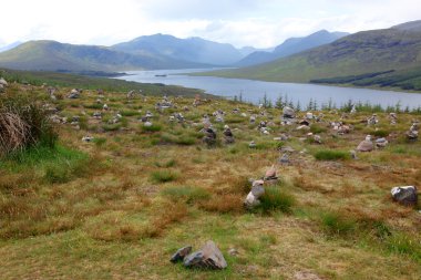 North part of Scotland end of Loch Shiel, UK clipart