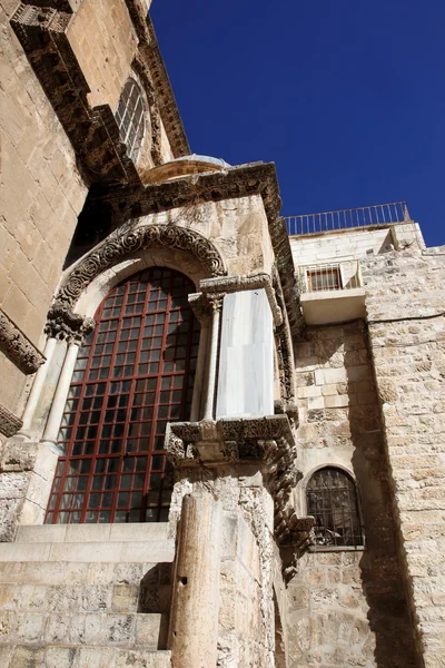 Parte da Igreja do Santo Sepulcro em Jerusalém, Israel — Fotografia de Stock