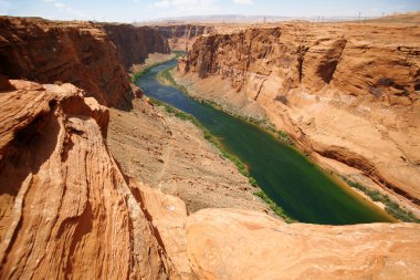 Classic nature of America - Colorado river close to Glen canyon clipart