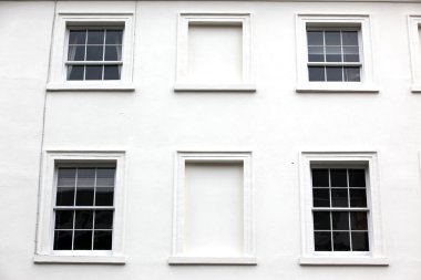 Gürcü windows mimarisi üzerinde duvar house, Londra, İngiltere