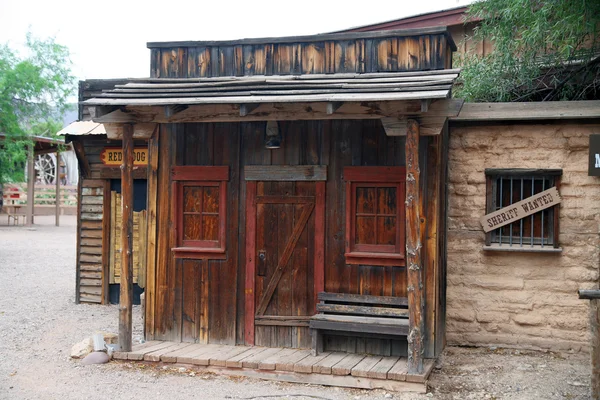 Dom starodawny szeryfa w dziki zachód — Zdjęcie stockowe