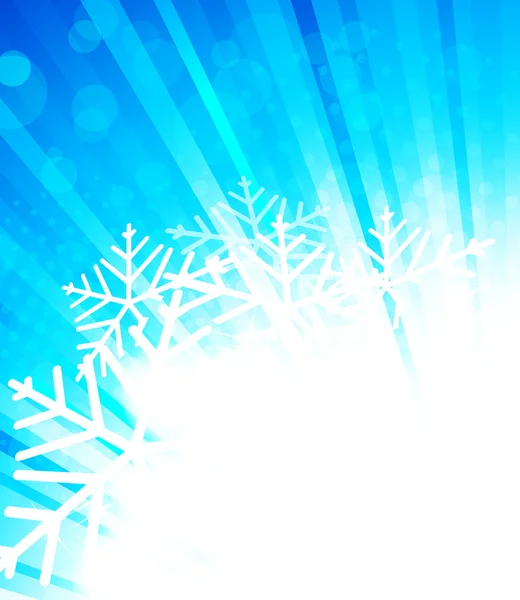 Ljusa vinter bakgrund — Stock vektor