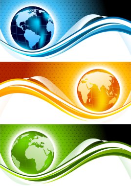 Set of banners clipart