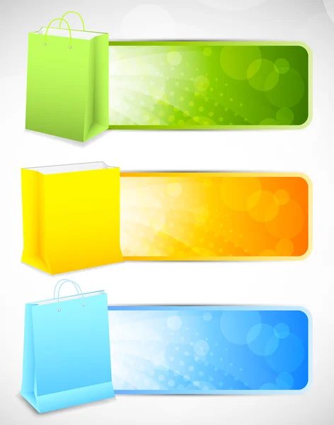 stock vector Set of banners