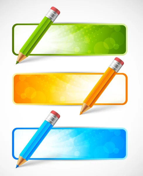 Set of banners — Stock Vector