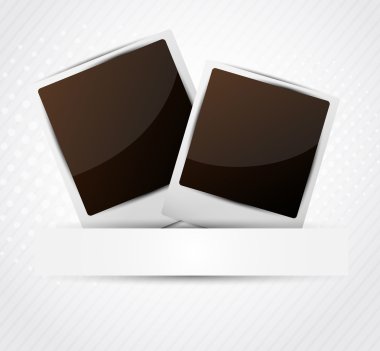 Two photo frames clipart