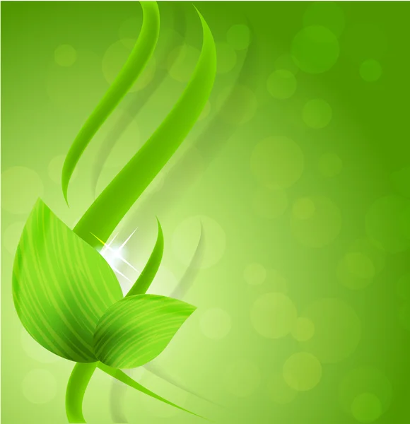 Diseño verde abstracto — Vector de stock