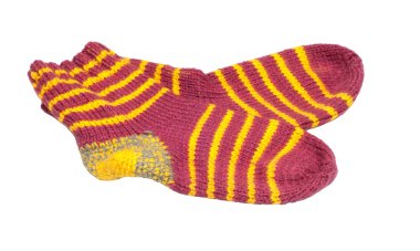 Woolen socks. clipart