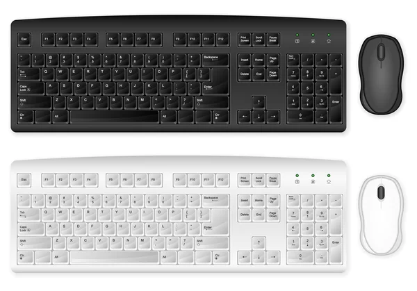 Клавіатура та миша — стоковий вектор