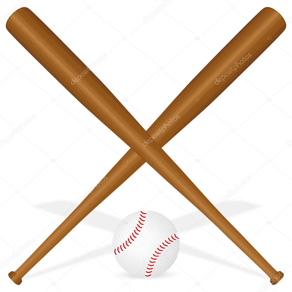 baseball bats and ball