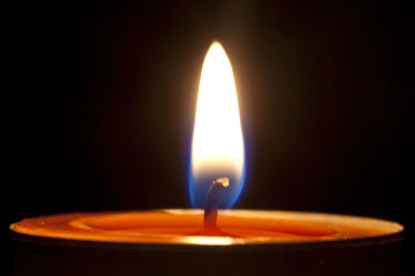 Svíčka oheň — Stock fotografie