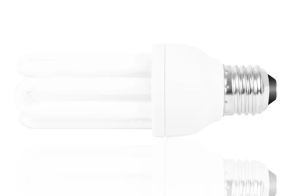 Isolated ånergy saving bulb — Zdjęcie stockowe