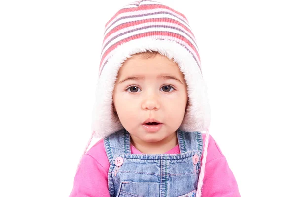 Little girl with hat 2 — Stock Photo, Image