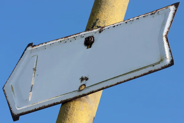 Close-up old signpost — Stock Photo, Image