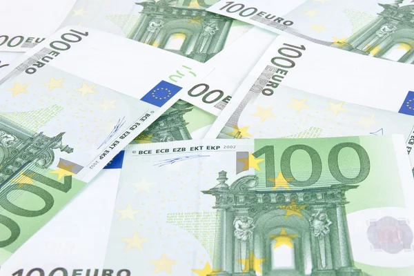 Hundra euro bakgrund — Stockfoto