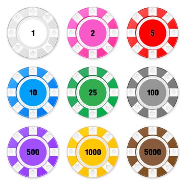 Casino chips clipart