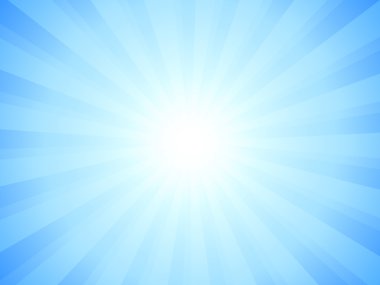 Blue sky and sun clipart