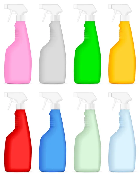 Pulizia bottiglia spray — Vettoriale Stock