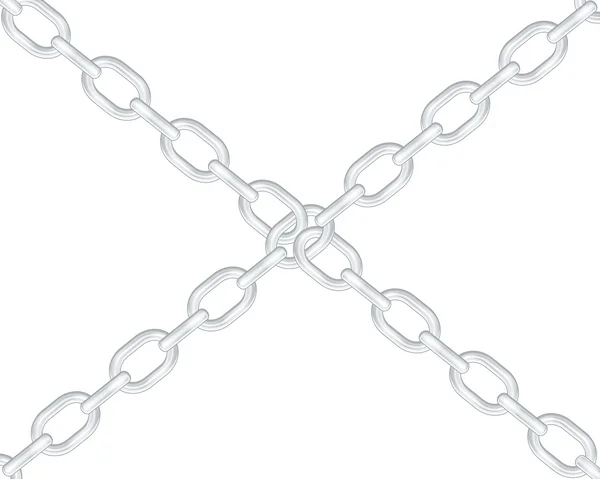 Serrure de chaîne — Image vectorielle