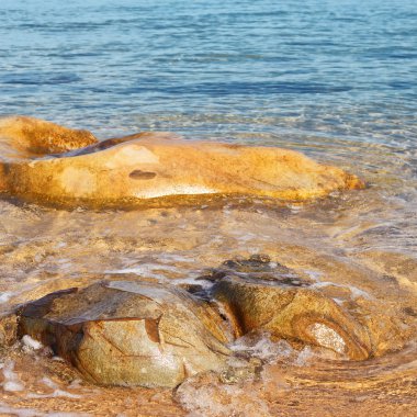 bir deniz taş