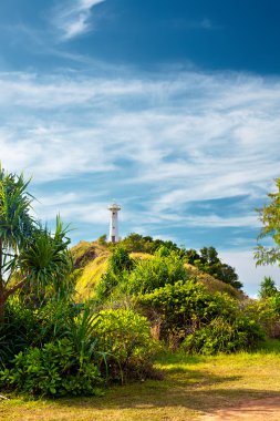 Lighthouse on a Hill clipart