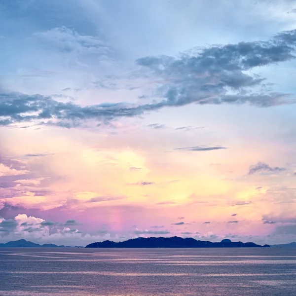 Morze o zachodzie słońca — Zdjęcie stockowe