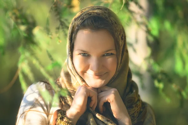 Mulher camponesa russa — Fotografia de Stock
