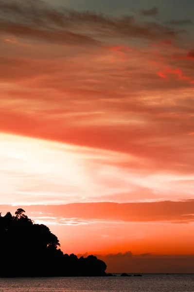 Sunset over Andaman Sea — Stock Photo, Image
