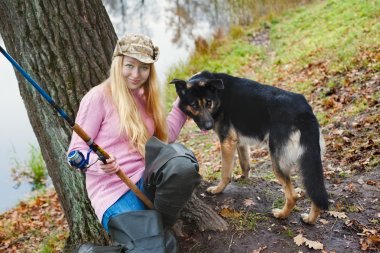 Fisherwoman clipart