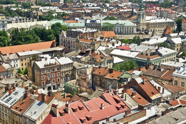 Vista aérea de Lviv — Fotografia de Stock