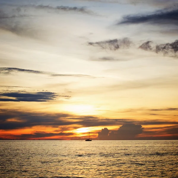 Sunset over Andaman Sea Royalty Free Stock Images