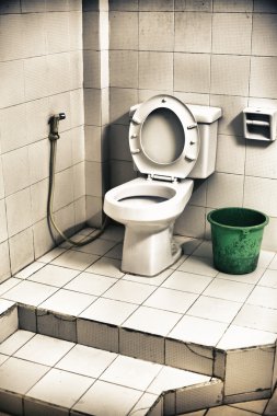 Dirty Toilet clipart