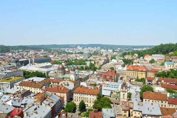 Vista aérea de Lviv — Fotografia de Stock