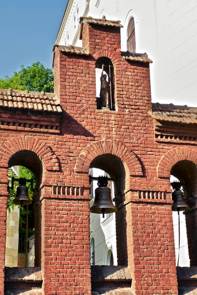 Iglesia San Juan Bautista campanario — Foto de Stock