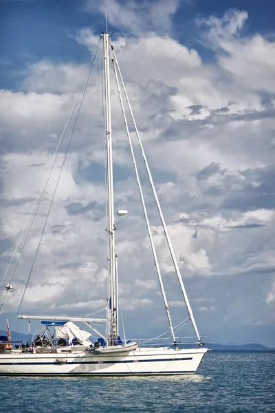 stock image Yacht in a Sea