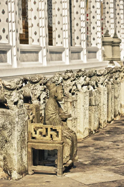 Wat Arun szobor — Stock Fotó