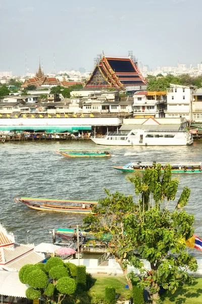 Wat Pho sur Chao Phraya — Photo