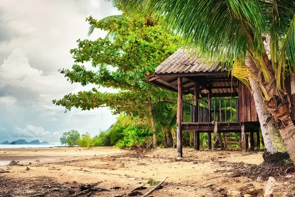Hut on a Beach — Stock Photo, Image