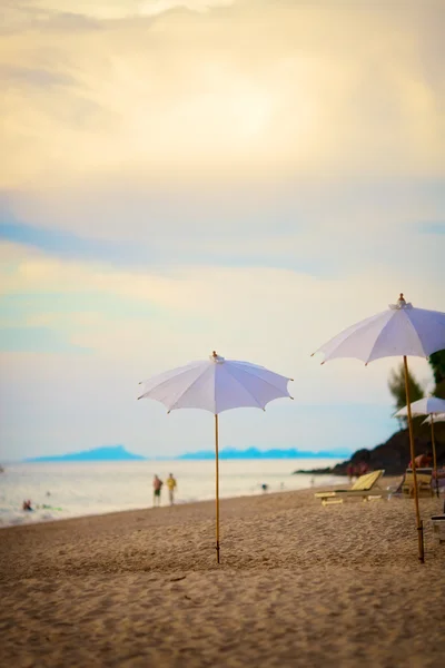 Solen koh lanta beach — Stockfoto
