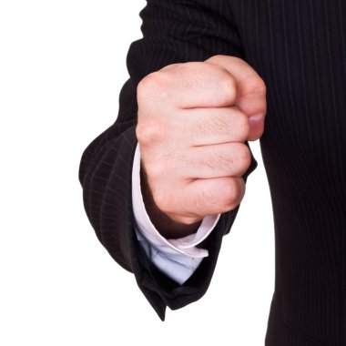 Businessman fist clipart