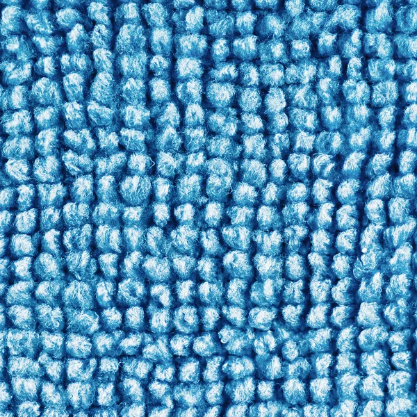 Modré mikrovlákno textilní textura — Stock fotografie